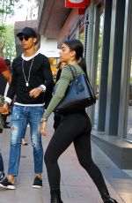 GEORGINA RODRIGUEZ and Cristiano Ronaldo Out Shopping in Madrid 04/20/2017