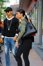 GEORGINA RODRIGUEZ and Cristiano Ronaldo Out Shopping in Madrid 04/20/2017