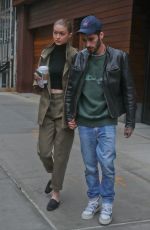 GIGI HADID and Zayn Malik Out in New York 04/25/2017