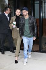 GIGI HADID and Zayn Malik Out in New York 04/25/2017