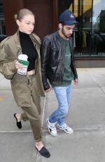 GIGI HADID and Zayn Malik Out in New York 04/25/2017