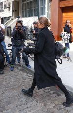 GIGI HADID at JFK Airport in New York 04/03/2017