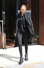 GIGI HADID at JFK Airport in New York 04/03/2017