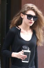 GIGI HADID Heading to a Gym in New York 04/12/2017