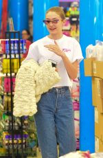 GIGI HADID in Jeans Out in New York 04/21/2017
