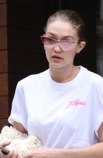 GIGI HADID in Jeans Out in New York 04/21/2017