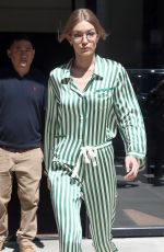 GIGI HADID Leaves Her Apartment in New York 04/13/2017