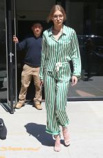 GIGI HADID Leaves Her Apartment in New York 04/13/2017