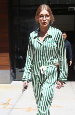 GIGI HADID Leaves Her Apartment in New York 04/13/2017