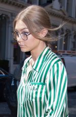 GIGI HADID Leaves Her Apartment in New York 04/13/2017