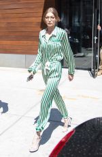 GIGI HADID Leaves Her Apartment in New York 04/13/2017