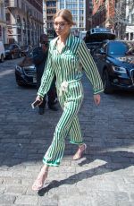 GIGI HADID Leaves Her Apartment in New York 04/13/2017