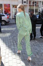 GIGI HADID Leaves Her Apartment in New York 04/13/2017