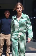 GIGI HADID Leaves Her Apartment in New York 04/13/2017