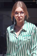 GIGI HADID Leaves Her Apartment in New York 04/13/2017