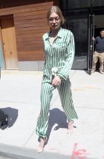 GIGI HADID Leaves Her Apartment in New York 04/13/2017