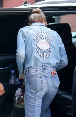 GIGI HADID Leaves Her Apartment in New York 04/16/2017