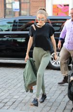 GIGI HADID Out and About in New York 04/10/2017