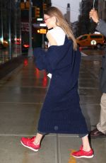 GIGI HADID Out in New York 03/31/2017