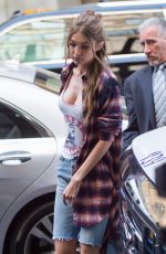 GIGI HADID Out in New York 04/11/2017