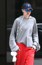 GIGI HADID Out in New York 04/19/2017