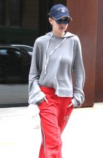 GIGI HADID Out in New York 04/19/2017