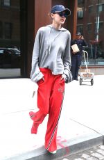 GIGI HADID Out in New York 04/19/2017
