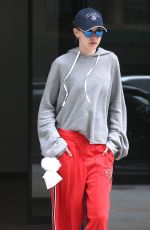 GIGI HADID Out in New York 04/19/2017