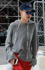 GIGI HADID Out in New York 04/19/2017