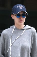 GIGI HADID Out in New York 04/19/2017