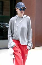 GIGI HADID Out in New York 04/19/2017