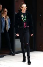 GIGI HADID Out in New York City 04/24/2017