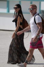 GIORGIA GABRIELE in Swimsuit at a Beach in Miami 04/10/2017