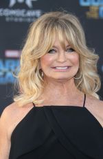 GOLDIE HAWN at Guardians of the Galaxy Vol. 2 Premiere in Hollywood 04/19/2017