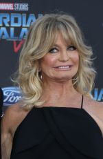 GOLDIE HAWN at Guardians of the Galaxy Vol. 2 Premiere in Hollywood 04/19/2017