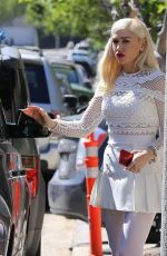 GWEN STEFANI Arrives at Easter Services at a Church in Los Angeles 04/16/2017
