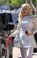 GWEN STEFANI Arrives at Easter Services at a Church in Los Angeles 04/16/2017