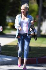 GWEN STEFANI Out and About in Los Angeles 04/09/2017