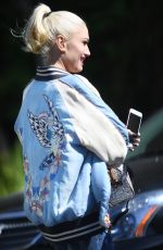 GWEN STEFANI Out and About in Los Angeles 04/09/2017