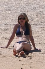 GWYNETH PALTROW in Bikini on the Beach in Cabo San Lucas 04/02/2017