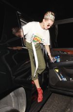 HAILEY BALDWIN Arrives at Nice Guy in West Hollywood 04/21/2017