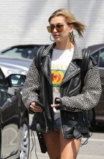 HAILEY BALDWIN at Urth Caffe in West Hollywood 04/24/2017