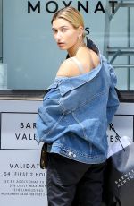 HAILEY BALDWIN Leaves Barneys in Los Angeles 04/06/2017
