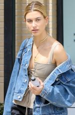 HAILEY BALDWIN Leaves Barneys in Los Angeles 04/06/2017