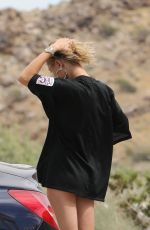 HAILEY BALDWIN on the Set of a Photoshoot in Los Angeles 04/17/2017