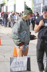 HAILEY BALDWIN Shoping at Rihanna