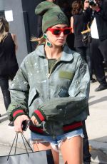HAILEY BALDWIN Shoping at Rihanna