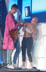 HALSEY Rehearsing Before His Performance at Seminole Casino Coconut Creek 04/22/2017