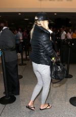 HEATHER LOCKLEAR at Los Angeles International Airport 04/19/2017