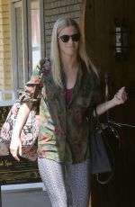 HEATHER MORRIS Arrives at Dancing with the Stars Rehearsal in Los Angeles 04/08/2017